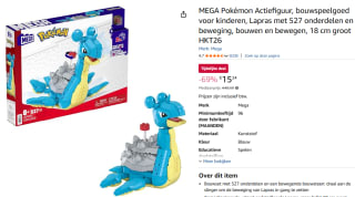Mega Construx Pokémon Lapras-figuur voor €15,24 bij Amazon