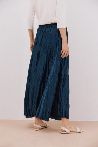 Falda midi textura para Mujer por 14.99€