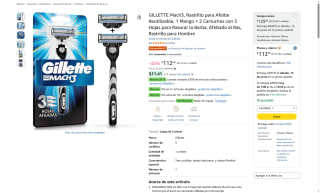 Rastrillo Gillette Mach3 por $75 | Oferta Amazon