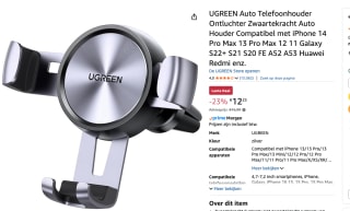 UGREEN Auto Telefoonhouder voor €12,25 bij Amazon