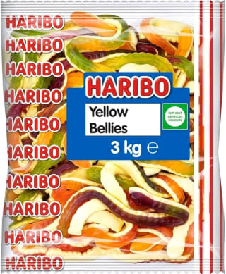 HARIBO Yellow Belly Giant Snakes 3kg – £14.33 S&S