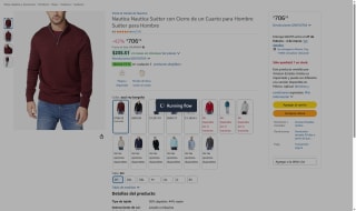 Suéter Nautica Hombre Half-Zip por $707 | Amazon