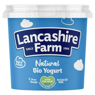 Lancashire Farm Natural Whole Milk / Virtually Fat Free Bio Yogurt 1kg - Nectar pric