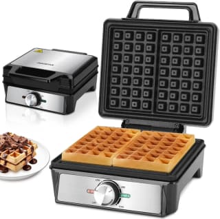 AIGOSTAR Gofrera Profesional 1600W Temperatura Ajustable por 21,49€