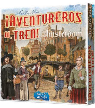 Juego de Mesa ¡Aventureros al Tren! Amsterdam por 9€