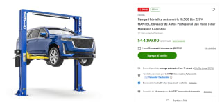 Hantec Rampa Hidráulica Automotriz 10,500 Lbs 220V por $44,199 en Bodega Aurrera