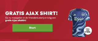 Ajax shirt gratis bij 1 maand meespelen bij Vriendenloterij ( 16 euro )