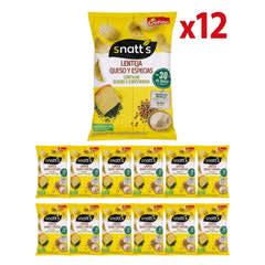 Snatt's Chips de Lentejas Queso y Especias 16x85g por 11.29€