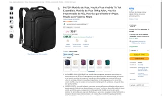 MATEIN Mochila Viaje 40L por $395 | Oferta Amazon