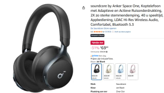 soundcore by Anker Space One, Koptelefoon voor €69 bij Amazon