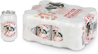 Pack 12 latas cerveza Victoria lager malagueña 33 cl por 5,29€