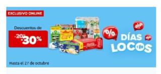 Días Locos -30% y -20% en Carrefour