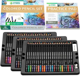 Estuche Lápices Color XL 72 Lápices Color Punta Blanda + bloc para pintar por 12.34€