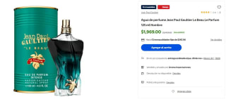 Jean Paul Gaultier Le Beau 125ml por $1,575 | Oferta Walmart