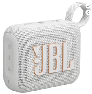 Enceinte Bluetooth ultra-portable - JBL GO 4 - Bluetooth 5.3 - Blanc à 45,99€