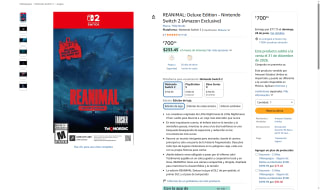 REANIMAL Deluxe para Switch por $700 | Oferta Amazon