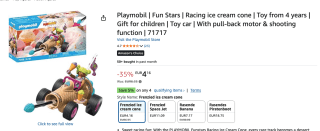 Racing Ice Cream Cone (71718) voor €4,15 bij Amazon