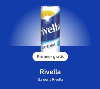 Probeer een blikje Rivella gratis na cashcback via Tikkie