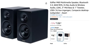 Edifier M60 Zwart voor €126,65 bij Amazon