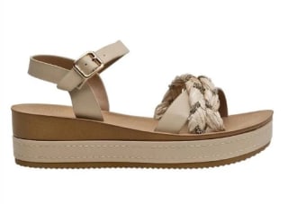 Sandalia Casual Mujer Bruno Rossi Beige $6.990 disponibles solo en Dimarsa, Chile