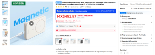 UGREEN Power Bank 5000mAh por $333 | AliExpress