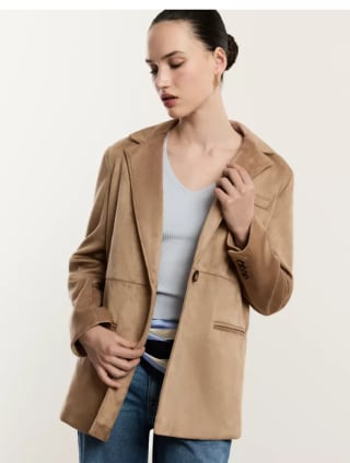Blazer Efecto Ante para Mujer por 9.99€