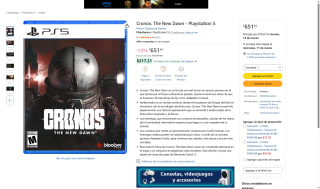 Cronos: The New Dawn PS5 por $643 | Amazon