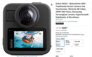 GoPro MAX2 360-graden action cam voor €309 bij Amazon