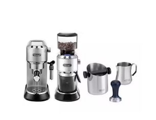 Pack Delonghi Dedica + Moulin + Kit Barista ECKG6821.M à 249,99€