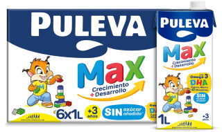 Pack 6x1L de Puleva Max Original Leche de Crecimiento y Desarrollo +3 Años a 4.77€