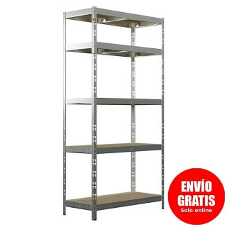 Regalux Estantería metálica 180 x 90 x 40 cm por 19.99€