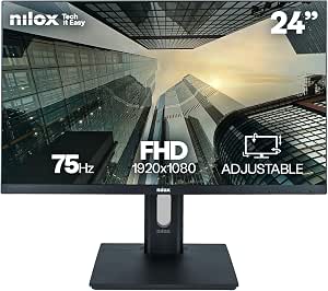 Nilox nxm24regweb01 Monitor 24" IPS WBC AA mm por 77.59€