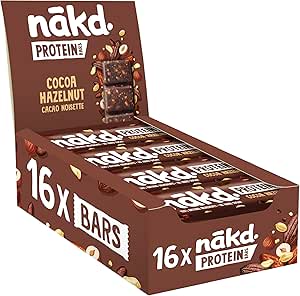Nakd Cocoa Hazelnut Protein Bars with Voucher Amazon Deal