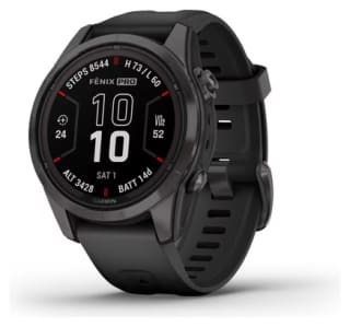 Reloj deportivo Garmin Fenix 7S Pro Zafiro Solar Titanio Negro Gris Carbono por 529€