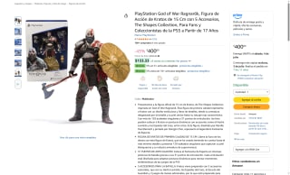 Figura de Acción Kratos 15 cm por $400 | Oferta Amazon