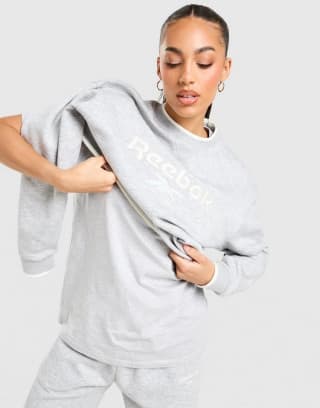 Sudadera Reebok Retro Crew gris por 13,50€
