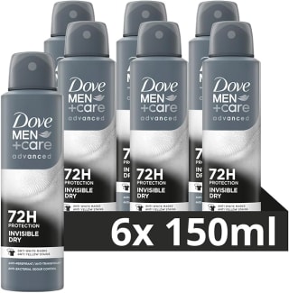 Men+Care Advanced Invisible Dry Anti-Transpirant Deodorant Spray 6-pack voor €11,53