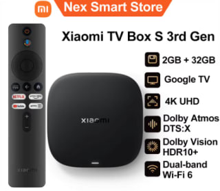 Nuevo Xiaomi TV Box S 3rd Gen 4K UHD reproductor multimedia por 40.03€