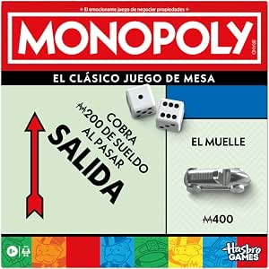 Hasbro Gaming Monopoly (juego de mesa clásico) por $159 en Amazon