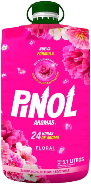 Limpiador Multiusos Pinol Aromas 5.1L por $88 | Amazon