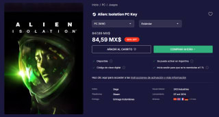 Alien: Isolation PC Key por $85 | LOADED