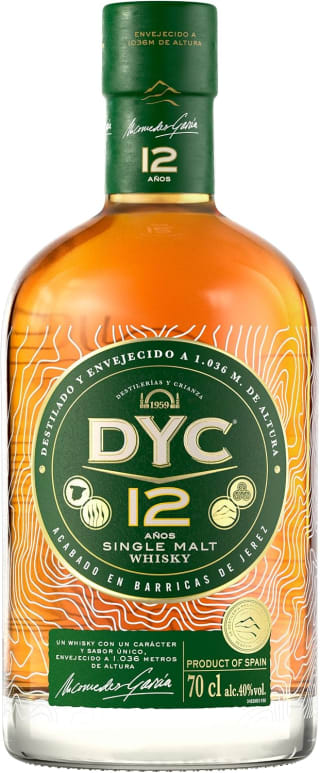 DYC 12 Años Whisky Single Malt 70cl por 19€