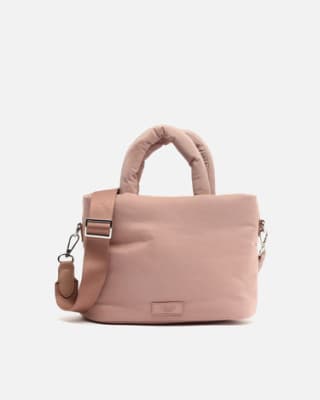 Bolso tote mediano en nylon acolchado con asa bandolera extraíble por 8.10€