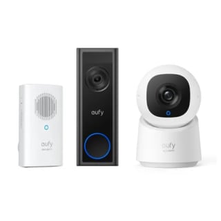 Eufy Bundel - Deurbel C31 met MicroSD + Chime + Pan&Tilt Binnencamera C99 bij praxis