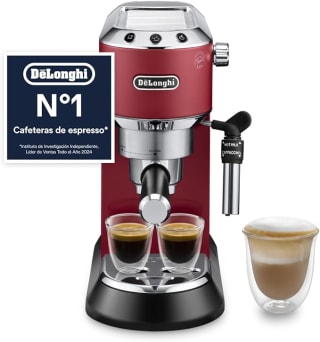 De'Longhi Dedica Cafetera de Bomba Acero Inoxidable Molido o Monodosis por 121.50€