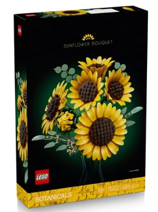 Jeu de construction LEGO Botanicals 11502 Le Bouquet de Tournesols à 49,99€