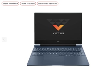 HP Victus 15-FA2026NS Gaming Intel Core 7 RTX 5050 Azul por 799€