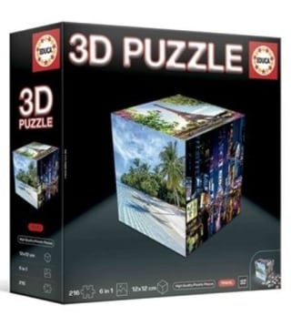 3D Puzzle Viajes Educa Borrás por 7.50€.
