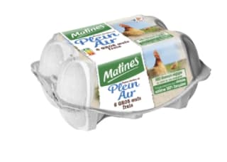 Œufs de Plein Air Calibre Gros MATINES à 1,99€