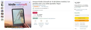 Kindle Colorsoft 16GB por $3,824 | Amazon (Cupones)